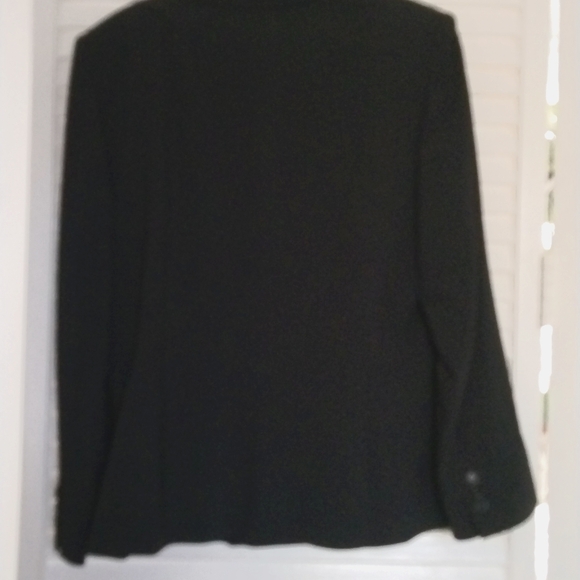 Tahari black wool suit Jacket black size 16 - Picture 4 of 6